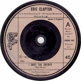 A-side of the original 1974 UK vinyl release