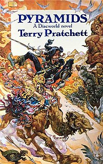 <i>Pyramids</i> (novel) 1989 Discworld novel by Terry Pratchett