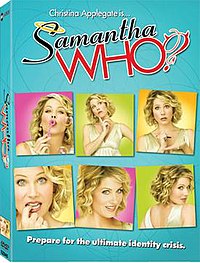 Season 1 box set, was released on September 23, 2008 in Region 1 format Samantha Who Season 1 DVD Cover.jpg