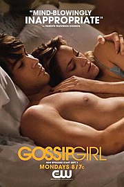 Gossip Girl poster featuring a negative review
