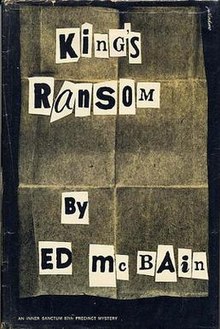 First edition (publ. Simon & Schuster) KingsRansom.jpg