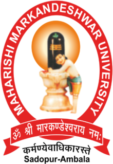 Maharishi Markandeshwar University, Sadopur logo.png