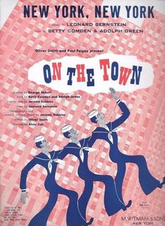 New York, New York (<i>On the Town</i>) 1944 song composed by Leonard Bernstein