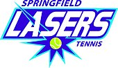 Lasers alternate logo with Han violet-blue used starting with the 2015 season. Springfield Lasers 2015 Logo.jpg