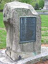 Peter Powers settlement marker Stone marking home of Peter Powers (Hollis, NH).jpg