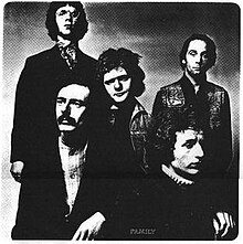 The original formation of the band. Left to right: John "Charlie" Whitney (guitars), Jim King (saxophones, vocals, harmonica), Rob Townsend (drums), Ric Grech (bass, vocals, violin), Roger Chapman (vocals)