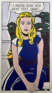 <i>I Know...Brad</i> painting by Roy Lichtenstein