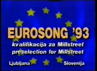 <span title="Slovene-language text"><i lang="sl">Kvalifikacija za Millstreet</i></span> Qualifying song contest for the Eurovision Song Contest 1993