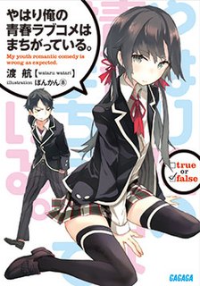 <i>My Youth Romantic Comedy Is Wrong, As I Expected</i> Japanese light novel series