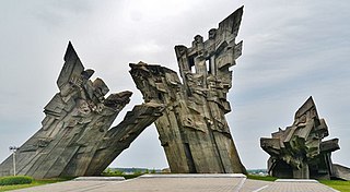 <span class="mw-page-title-main">Ninth Fort memorial</span> Monument to Jews killed at Fort IX in Kaunas