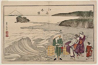 Spring at Enoshima (Enoshima shunbô) c.1797