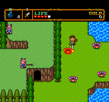 Gameplay screenshot TG-16 Neutopia II.png