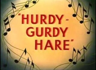 <i>Hurdy-Gurdy Hare</i> 1950 film by Robert McKimson