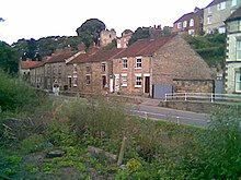 Part of the Conservation Area showing the castle behind Pickering 01 08 06 Undercliffe.jpg