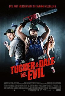 <i>Tucker & Dale vs. Evil</i> 2010 Canadian horror-comedy film directed by Eli Craig