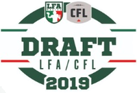 2019 LFA – CFL utkastslogotyp
