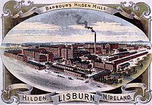 Barbour's Hilden Mills, c 1880