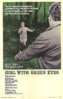 <i>Girl with Green Eyes</i> 1964 British drama film directed by Desmond Davis