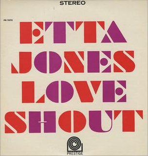 <i>Love Shout</i> 1963 studio album by Etta Jones