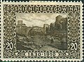 Postal stamp from Austro-Hungarian Empire.