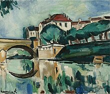 Le pont de Poissy, c.1910, oil on canvas, 46.4 x 54.9 cm