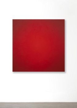 Ruth Pastine, Tribute, Equivalence, "Red Green Series," oil on canvas, 48" x 48" x 2", 2004. R. Pastine Tribute, Equivalence 2004.jpg