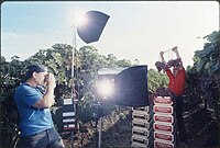 Richard Steven Street photographing an image of California Agriculture