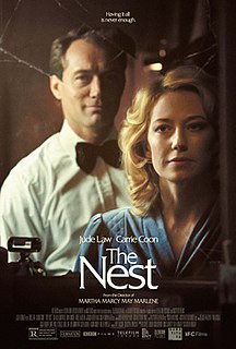 <i>The Nest</i> (2020 film) 2020 thriller film directed by Sean Durkin