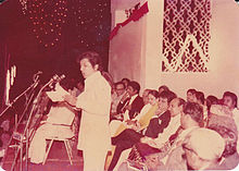 Dileep Kumar and Saira Banu in the audience