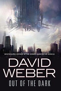 <i>Out of the Dark</i> (Weber novel) 2010 alien invasion science fiction novel by David Weber