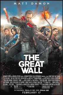 <i>The Great Wall</i> (film) 2016 film