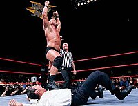 Steve Austin winning the WWF Championship Wmxvscsa.jpg