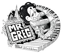 Promotional art for the episode by writer Joe Johnston "Mr. Greg" promotional art.jpg