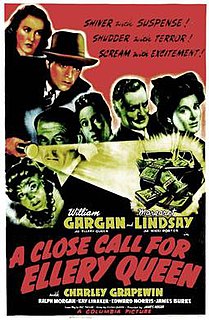 <i>A Close Call for Ellery Queen</i> 1942 film by James P. Hogan