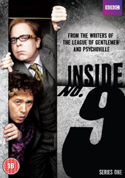 Series one DVD cover, featuring Pemberton (top) and Shearsmith (bottom) as they appeared in episode 1, "Sardines"
