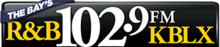 KBLX TheBaysRandB102.9 logo.png