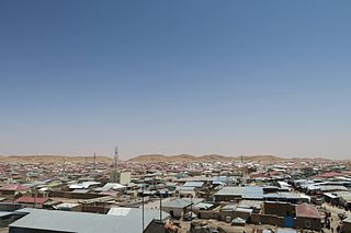 Las Anod City in Sool, Somaliland