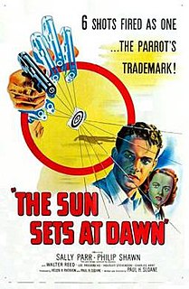 <i>The Sun Sets at Dawn</i> 1951 American film directed by Paul Sloane