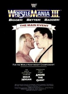 WrestleMania III 1987 World Wrestling Federation pay-per-view event