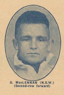 Gordon McLennan (rugby league) Australian rugby league footballer