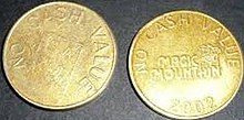 Matching Magic Mountain tokens from 2002, without paid advertising Magic Mountain 2002 tokens (2).jpg