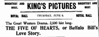 <i>The Five of Hearts</i> 1911 Australian film