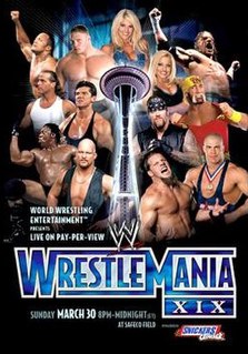 WrestleMania XIX 2003 World Wrestling Entertainment pay-per-view event