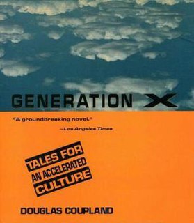 <i>Generation X: Tales for an Accelerated Culture</i> Novel by Douglas Coupland