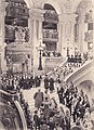 The Inauguration ceremony held at the Grand Escalier, 1875