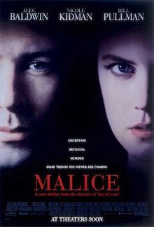 Malice (1993 film afişi) .jpg