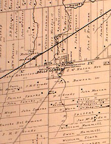 Historic map of Bell's Corners Map of Bell's Corners.jpg