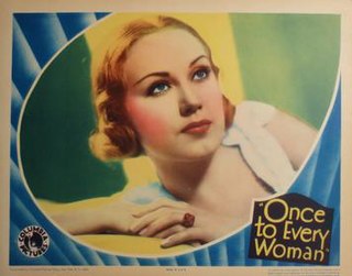 <i>Once to Every Woman</i> (1934 film) 1934 film by Lambert Hillyer