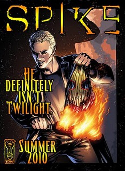 This promotional poster for Brian Lynch's IDW Spike series was drawn by artist Franco Urru in response to the spoiler leak controversy for the Dark Ho