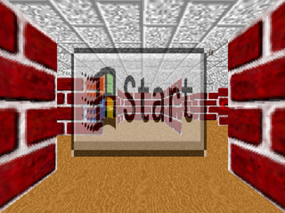3D Maze is the name given to a screensaver, created in OpenGL, that was present in Microsoft Windows from Windows 95 until it was discontinued after Windows ME.